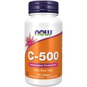 NOW Foods Supplementen, Vitamine C-500 met Rose Hips, Antioxidant Protection*, 100 tabletten