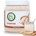 Psyllium Husk Whole, 12 once - Supplément de fibre de musc entier, végétalien, sans sucre ni édulcorants artificiels, non OGM, sans gluten