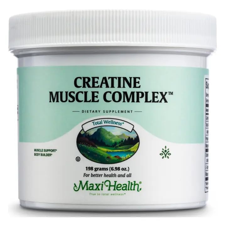 Maxi-gezondheid Monohydraat Creatine voor spiermassa met L-Taurine en Ribose poeder - Voedingssupplement voor pre en post workout
