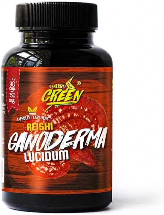 ANDES GEZONDHEID · DUURZAAM · FAIR Reishi Ganaderma - Ganoderma Lucidum 120 pillen*350mg - Veganistische pillen - Niet GGO - Glutenvrij