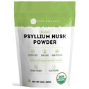 Kate Naturals Psyllium Husk Powder for Baking, Fiber & Digestie. Psylliumzaadpoeder voor honden en katten (12oz, biologisch, glutenvrij, huisdierkluis)