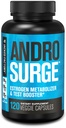 Jacked Factory Androsurge Estrogen Blocker for Men - Natural Testosteron Booster for Men & Estrogen Metabozer with Tongkat Ali, DIM, Long Jack & More - Test Booster & Muscle Builder - 120 Count