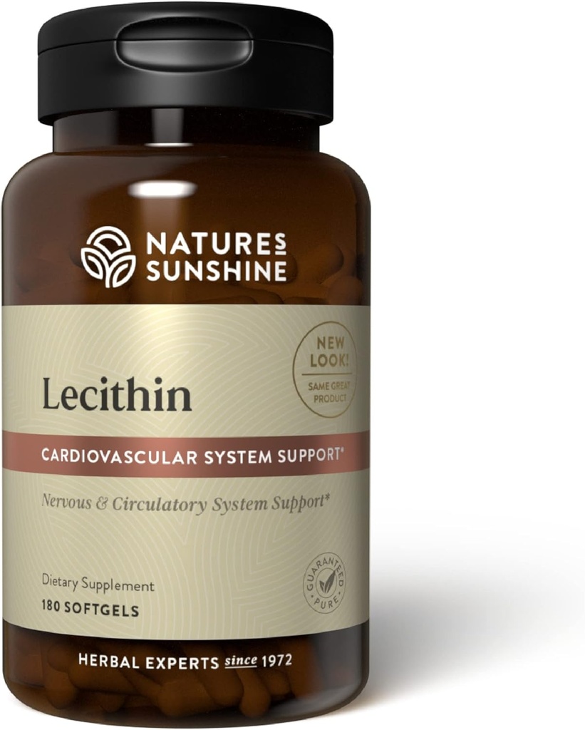 La lécithine solaire de la nature 180 Softgels