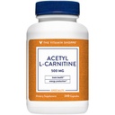 La vitamine Shoppe acétyl-L-Carnitine 500mg – soutient la santé du cerveau et de la mémoire, favorise la production d'énergie – CarnipureTM offre la forme la plus pure de L-Carnitine (240 capsules)