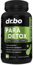 DR. BO para Cleanse Human Detox Guard - Intestinal Pillen Ondersteuning voor mensen - Pro Gut Health Intestine Supplement Maag voor volwassenen - Herbal Wormwood Black Walnut Complex & Cloves - 60 capsules