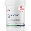 Designs for Health ProbioMed 50 - Probiotica for Dispensive Health - 10 Strains with Lactobacillus acidophilus Probiotic + Lactobacillus rhamnosus - Gut Health + Immune Support Supplement (30 Caps)