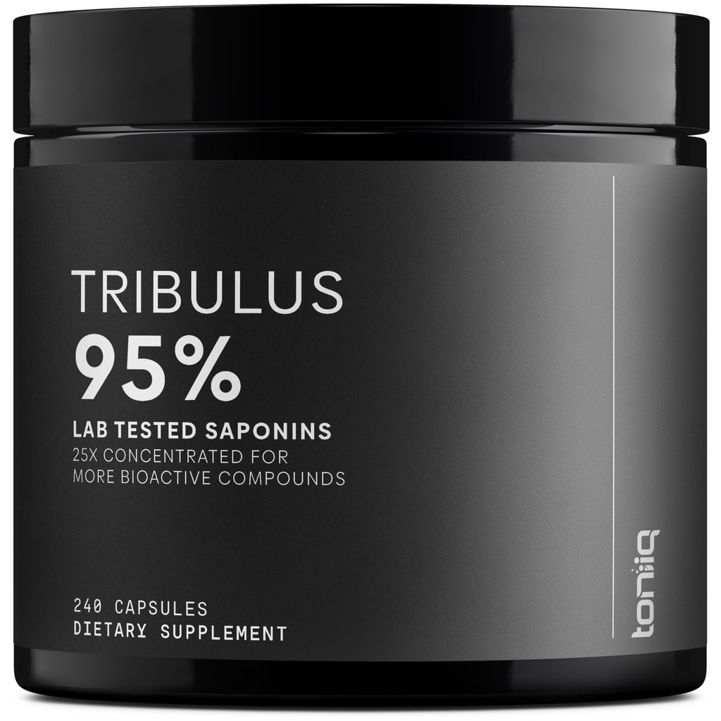 Tribulus Terrestris voor mannen - Ultra High Potency 25:1 Extract met 95% Saponins - 1300mg Pure & Concentrated Formula - Third-Party Lab Getest op zuiverheid en kwaliteit - 240 Capsules