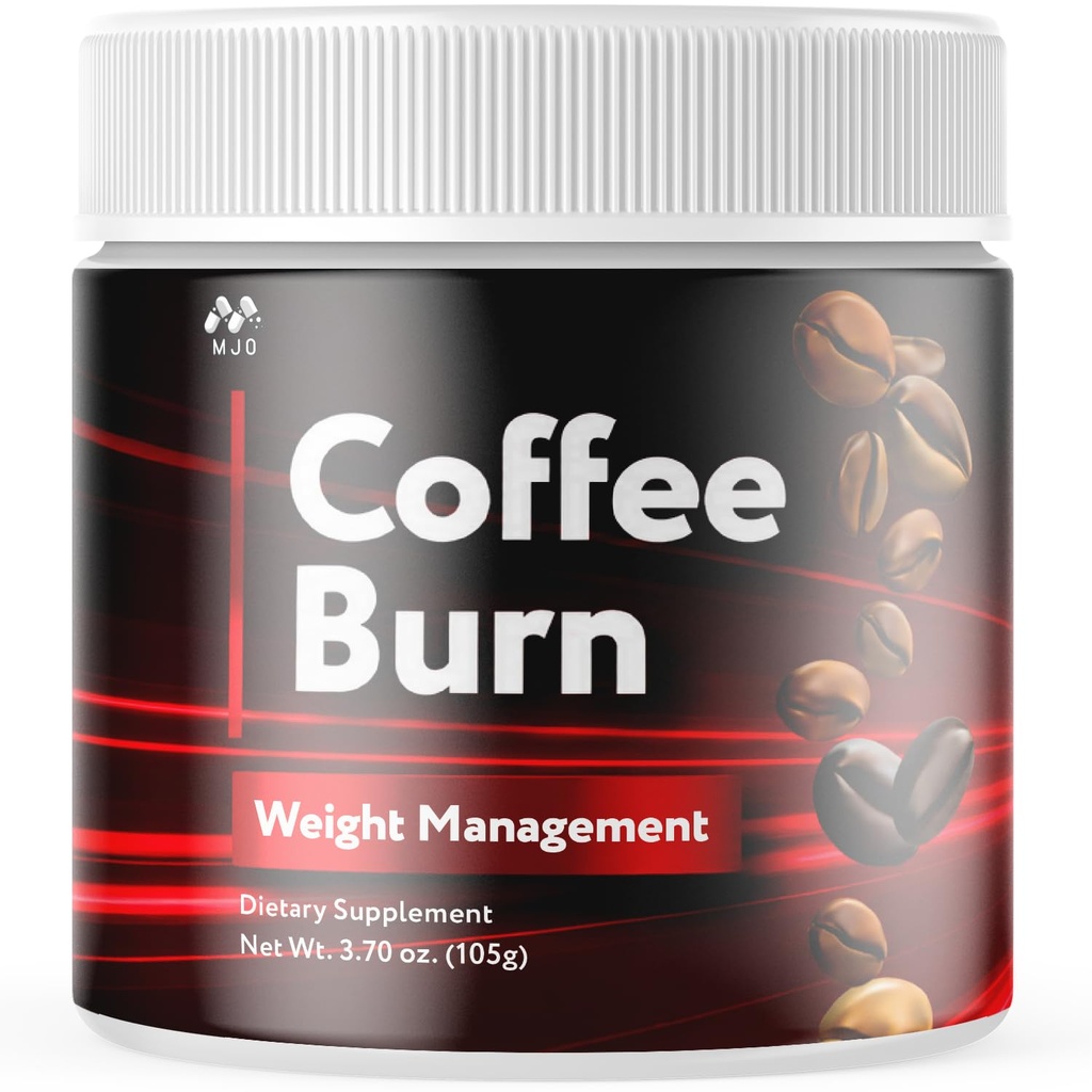 Coffee Burn Powder, Official CoffeeBurn Powder Mix with All Natural Ingredients,Coffee Burn Advanced Formula Health and Overall Wellness Support with Premium Vitamins for Women and Men (30 Servings)