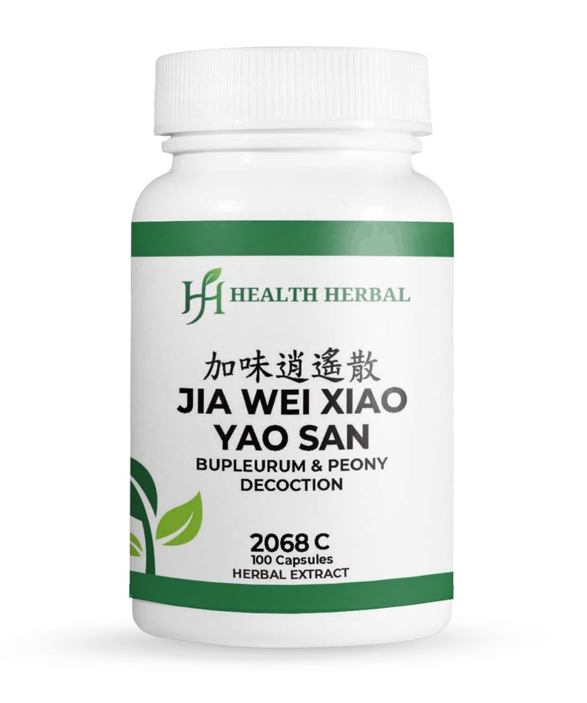 HH2068C Jia Wei Xiao Yao San/Bupleurum & Peony Decoction, 100 Capsules/Bottle, 2 Bottles