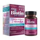 Produits de pureté MyBiotin ProClinical – Cheveux plus épais à partir de 3 semaines et combats rides - MB40X Biotine brevetée Vitamine B7 Matrix w/Astaxanthine - 40X Plus Soluble vs Biotine ordinaire, 30 Capsules de Veg