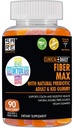 KLINISCHE DAGELIJKSE Vezel Max, Vegan High Fiber Gummies voor volwassenen en kinderen. Constipatie verlichting voor volwassenen en kinderen. Prebiotic Inulin Fiber Supplement Gummies. 90 Glutenvrije Laxatieve Gummies voor Gut Reparatie