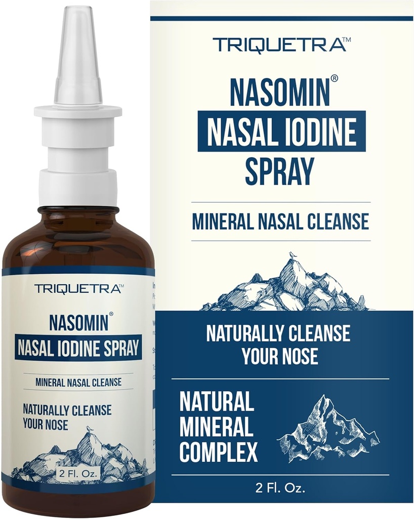 Nasomin® Jodium Nasal Spray Reinigt en verfrist uw neuspassages 