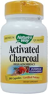Actieve kool, 100 capsules (280 mg)