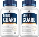 Mind Guard Supplement Capsules – Mind Guard Natural Blend Formula Focus Memory Support and Reviews (2 Pack – 120 Capsules)