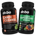 Candi Cleanse & Organic Superfood Greens & Fruit supplementen - Oregano Balance Control Support Supplement Cleanser - Dagelijkse energie Super Food Fruit en groenten Supplement Tablets Plus plantaardige voeding