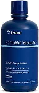 Trace Minerals Colloidal Minerals - Immune Health & Energy Support - High-Potency Potassium Supplement with Fulvic Acid - Mineral Absorption Supplement for Men & Women - 32 fl oz (About 32 Servings)