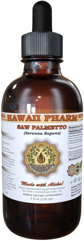 Palmetto de Saw Saw d'Hawaii (Repense Serenoa) Extrait liquide 4 fl.oz (120ml)
