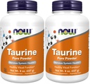 NU Supplementen, Taurine Pure Powder, Zenuwstelsel Gezondheid*, Aminozuur, 8-Ounce (verpakking van 2)