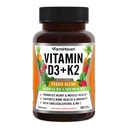 FarmHaven Vitamine D3 K2 Capsules - 5000 IE D3 en 100 mcg K2 - Cholecalciferol MK7 met Veggie Fruit Blend - Vitamine D K2 Supplement for Immune System & Heart Health - Vegetarian, Non-GMO, 90 Caps