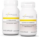 Integrative Therapeutics Bundle with Active B-Complex, 60 Capsules & L-Theanine, 60 Capsules - Active B-Complex to Support Energy Metabolisme with 8 B-Vitamins* - L-Theanine to Support a Relaxed State*