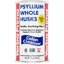 Yerba Prima Psyllium Whole Husk, 1 fles 12 oz - vezelsupplement, veganistisch, geen suiker of kunstmatige zoetstoffen, niet GGO, glutenvrij