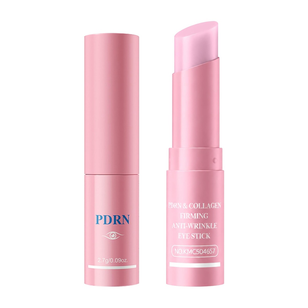 PDRN Pink Collagen Volume Multi Balm Stick for Eyes, Face & Neck | Under Eye Balm Stick for Dark Circles, Puffiness, Fine Lines & Wrinkles, Firming Skin Care with Centella & Vitamin E