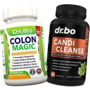 Colon Cleanse Candi Detox Formule - Natural Bowel Cleanser Pillen voor Intestinal Bloating & Anti Overgrowth Cleansing voor vrouwen en mannen - Dagelijkse Constipatie Relief Supplement Gut Stomach Balance Control