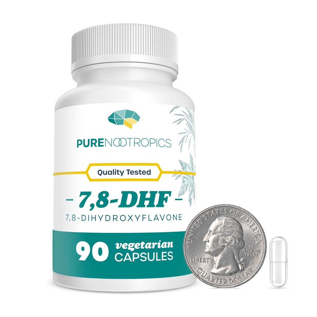Pure Nootropics 7,8-DHF (7,8-Dihydroxyflavone) 25 mg, 90 Capsules