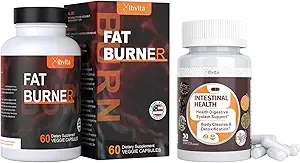 Dikke brander voor mannen Vrouwen & Gut Health Reinigen Detox Capsules, Apetite Suppressant, Metabolisme, Buik vet branden, Intestinale reiniging