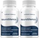 NeuroSilence Advanced Formula Supplement Capsules – NeuroSilence Natural Blend Focus Memory Support and Reviews (2 Pack – 120 Capsules)