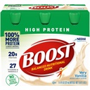 BOOST High Protein Nutritional Drink (Vanilla, 6 Count (Pack of 1))