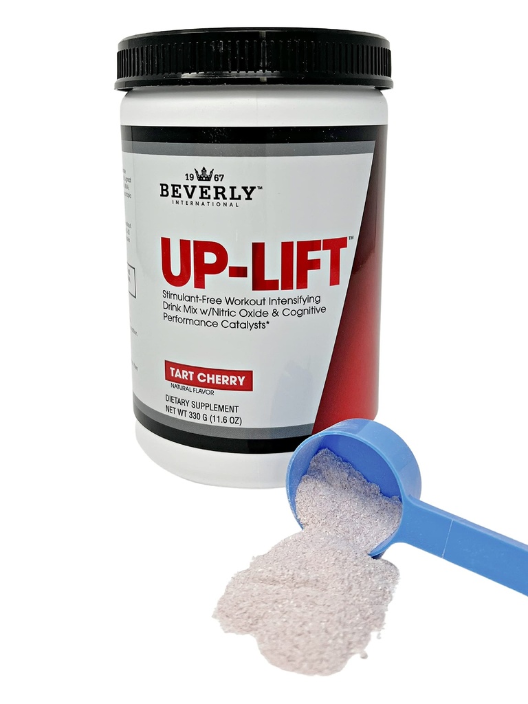Beverly International Up-Lift Stimulant Gratis 330 gram. Workout Energy Drink Mix w/Nitric Oxide & Cognitive Performance Catalysts. Up Your Gaming. Beta Alanine, L-Citrulline, L-Tyrosine.
