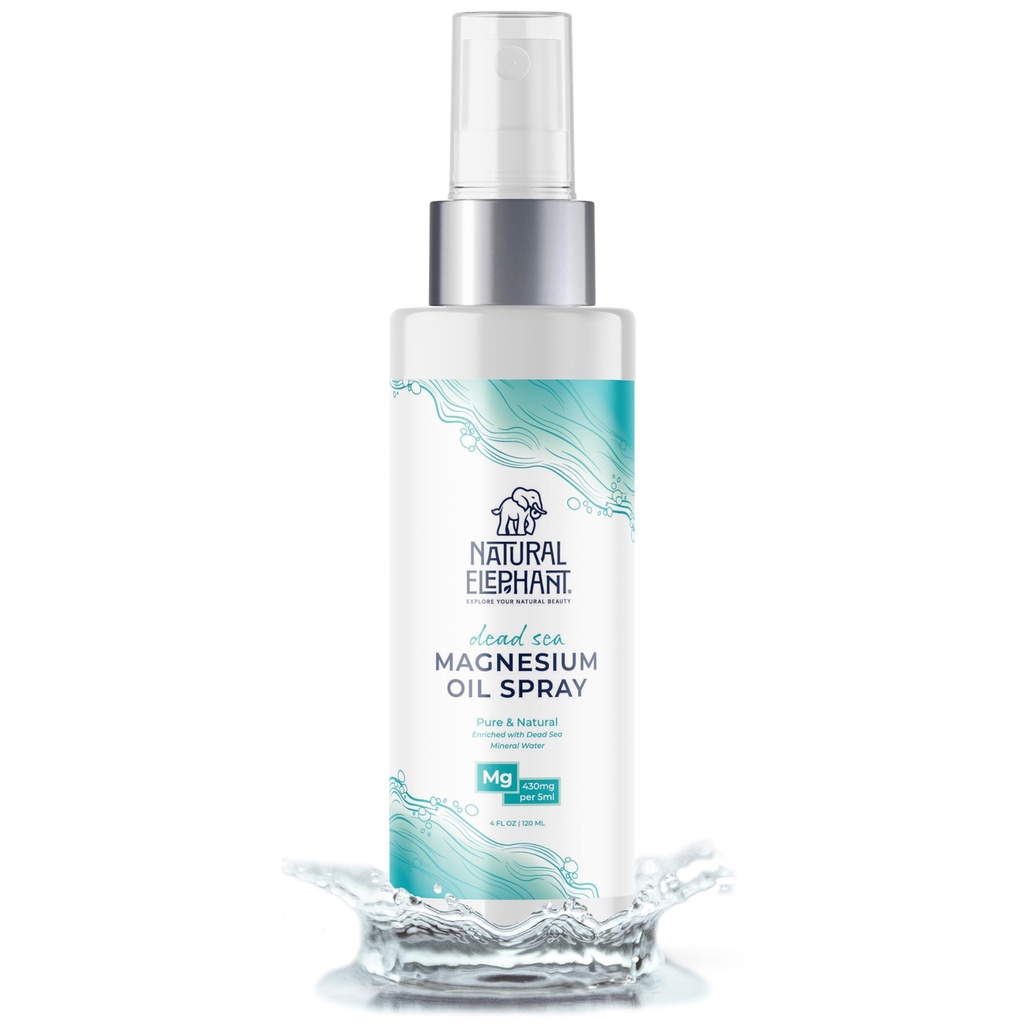 Natural Elephant Dead Sea Magnesium Oil Spray for Topical Use 100% Pure 