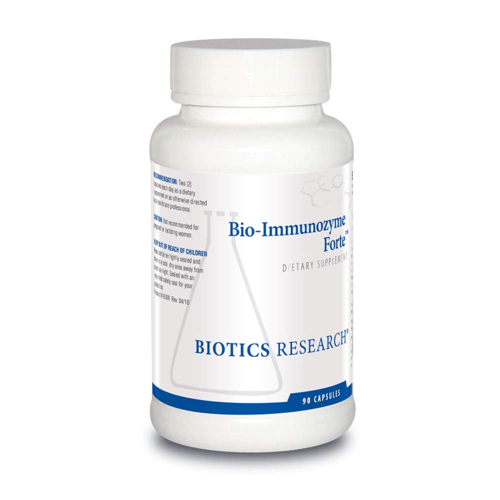 Biotics Research Bio Immunozyme Forte Multivitamine/Mineral to Support Normal, Healthy Immune Function, Echinacea, Cayenne Pepper, Lactobacillus acidophilus, Probiotica, Aminozuren 90 Capsules
