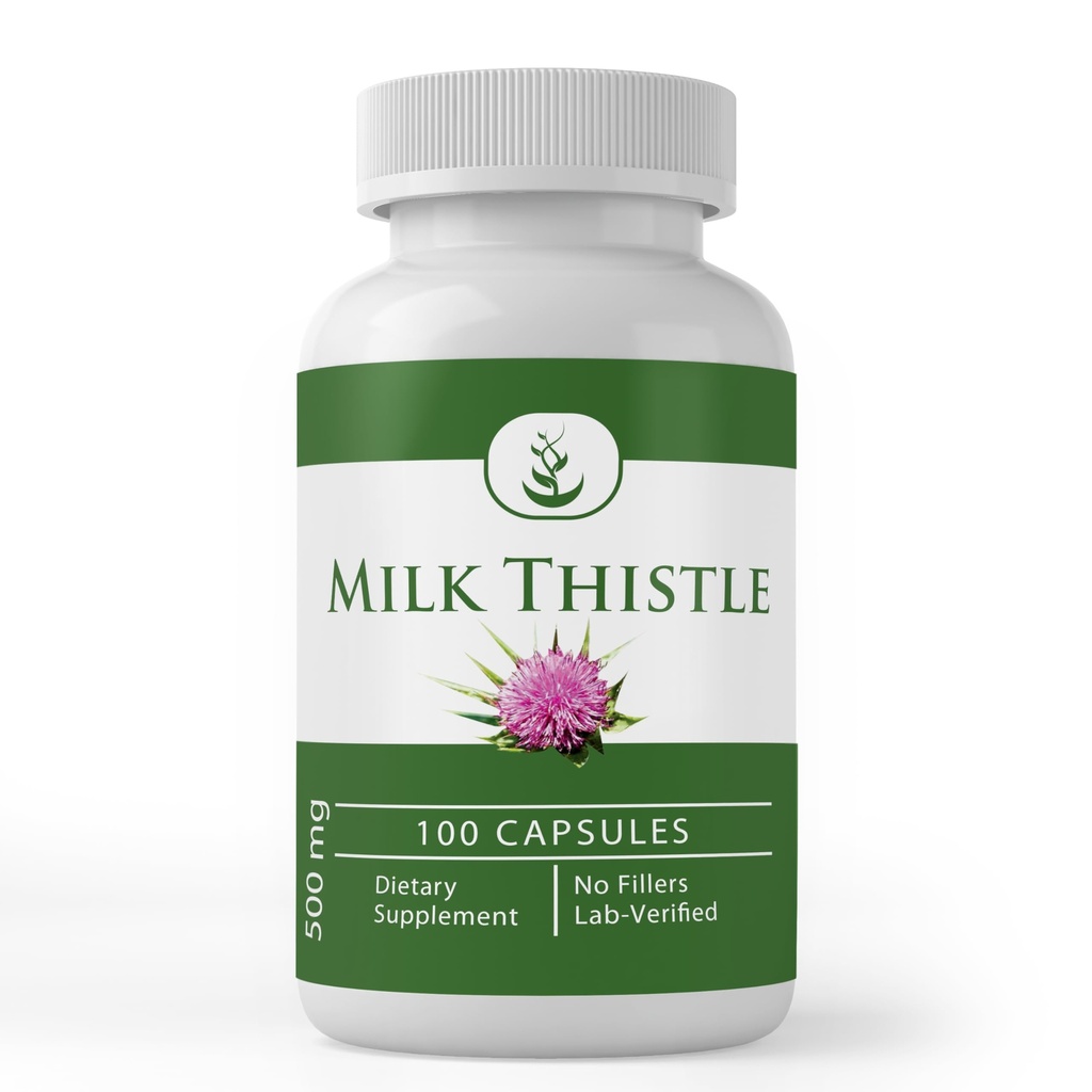 Pure originele ingrediënten Melkdistel (100 capsules) Geen Magnesium of rijstvullers, altijd zuiver