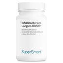 Supersmart - Bifidobacterium Longum (BB536) 6 miljard CFU per dag - Probiotica & Prebiotica Supplement 
