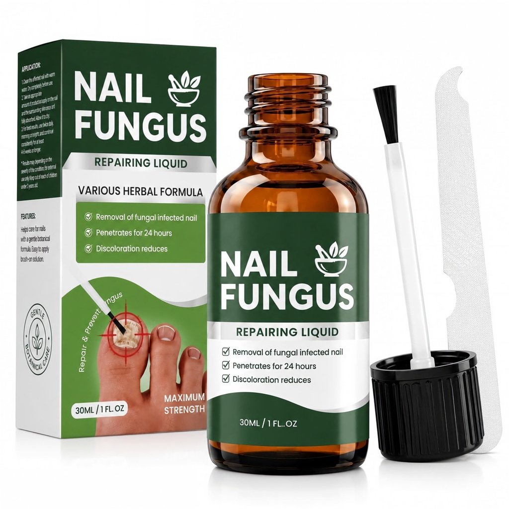Toenail Fungus Treatment Extra Strength, Brush-On Nail Fungus Treatment with Botanical Oils for Thick, Yellow, Brittle, Discolored & Damaged Toenails 1 Fl Oz (Pack of 1) |