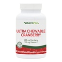 NaturesPlus Ultra Kauwbare Cranberry - 90 Liefde Bessen Tablets - Bevordert Urinaire Tract Gezondheid - Non-GMO, Glutenvrij - 45 Servers