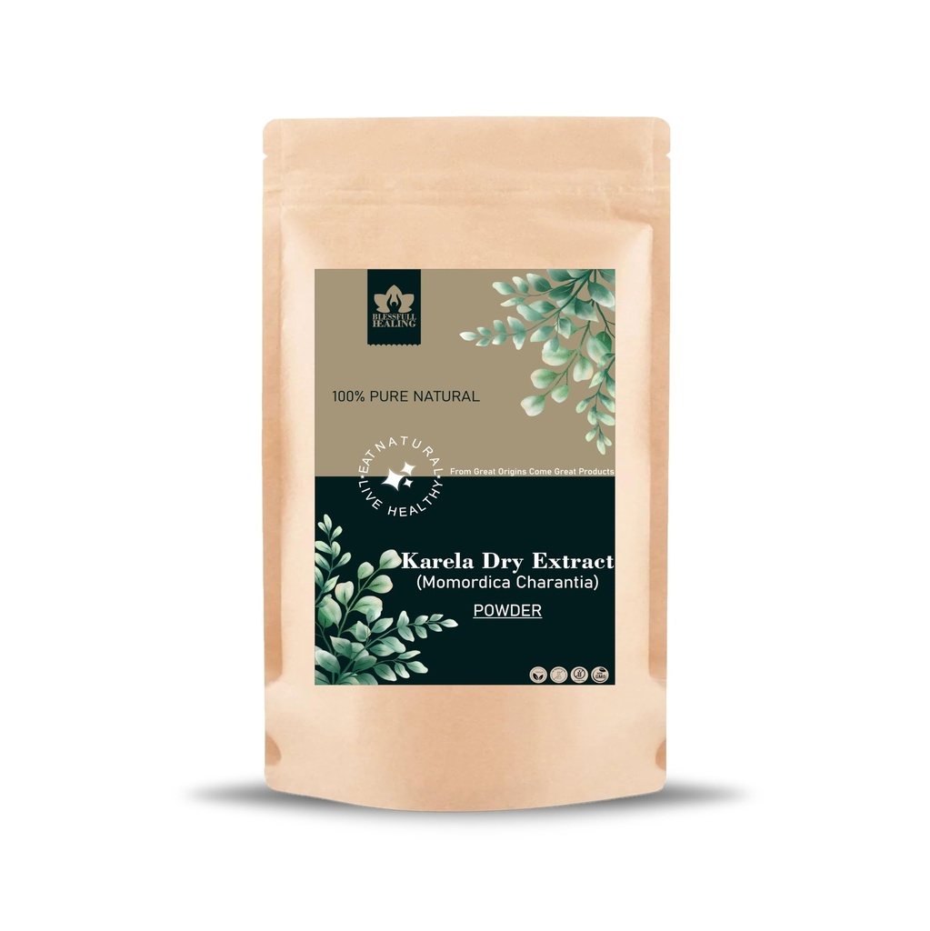 Blessfull Healing Karela Dry Extract(Momordica Charantia) Powder 100% Pure Natural 100 Gram / 3.52 oz