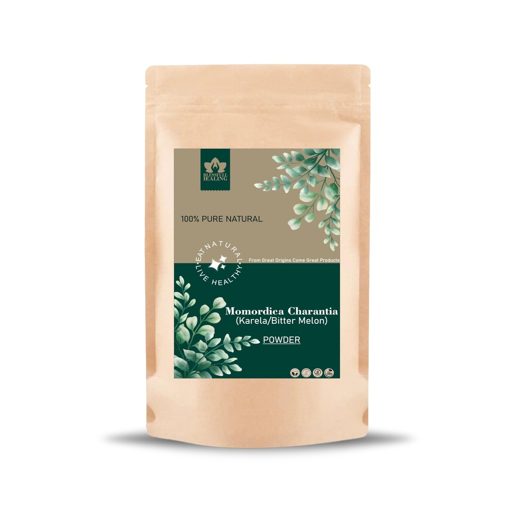 Blessfull Healing Momordica Charantia (Karela/Bitter Melon) Powder 100% Pure Natural 200 Gram / 7.05 oz
