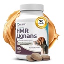 K9 Select HMR Lignans for Dogs - Enhancer for All Wellness, Immune Support for Dogs - Norway Spruce Extract Holistic Dog Health - Digestie, & Coat Care - Peanut Butter, 20mg, 90 Tablets