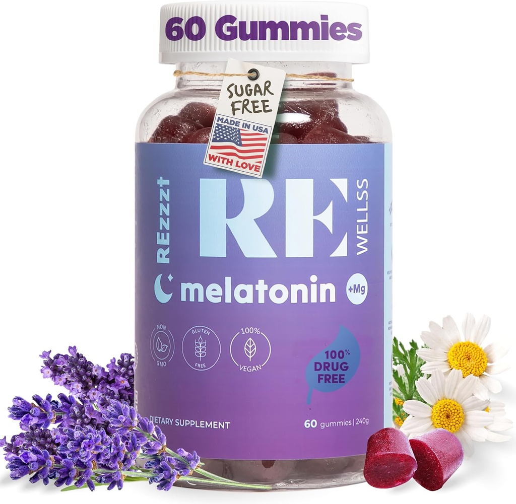 Melatonine Gummies I 5mg Melatonine Slaap Support Gummy voor volwassenen Ik val slaap Supplement voor de gezondheid 