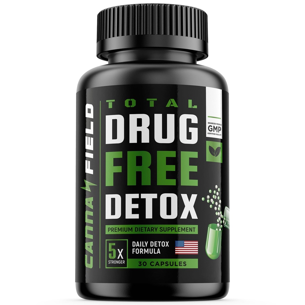 Nettoyage du détox et du foie - Fabriqué aux États-Unis - Enlever les toxines naturelles de 5 jours – Les meilleures pilules pour passer le test - Supplément de détox Premium - 30 capsules