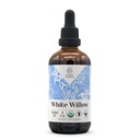 White Willow USDA Organic Alcohol-Free Extract | Dietary Supplement, High-Potency Tincture | Natural Certified Organic White Willow (Salix alba) Dried Bark (4 oz)
