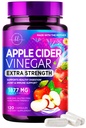 Apple Cider Vinegar Capsules 1877mg - Extra sterkte ACV Pillen met vitamine D3 & zink - Apple Vinegar Pillen Supplement voor spijsvertering, energie & Immune Support, niet-GMO, gebotteld in de VS - 120 capsules