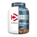 Dymatize ISO100 Wei Proteïnepoeder Isolaat, Fudge Brownie, 25g proteïne, 5 pond, 5.5g BCAA's, minder dan 120 Cal., Glutenvrij, 1g Vet, 1g Suiker, 2g Carb (70 Servers)