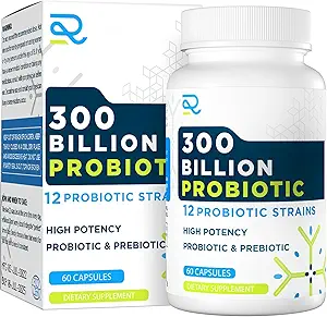 Probiotische Supplement voor vrouwen en mannen, 12 Strains Biologische Probiotica met Prebiotica