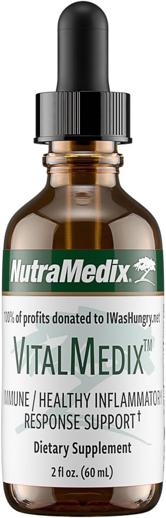 NutraMedix VitalMedix - Cat's Claw & Moringa Plant Extract - Daily Energy Supplement for Immune Health & Algehele vitaliteit - Rijk aan vitaminen en mineralen (2oz)