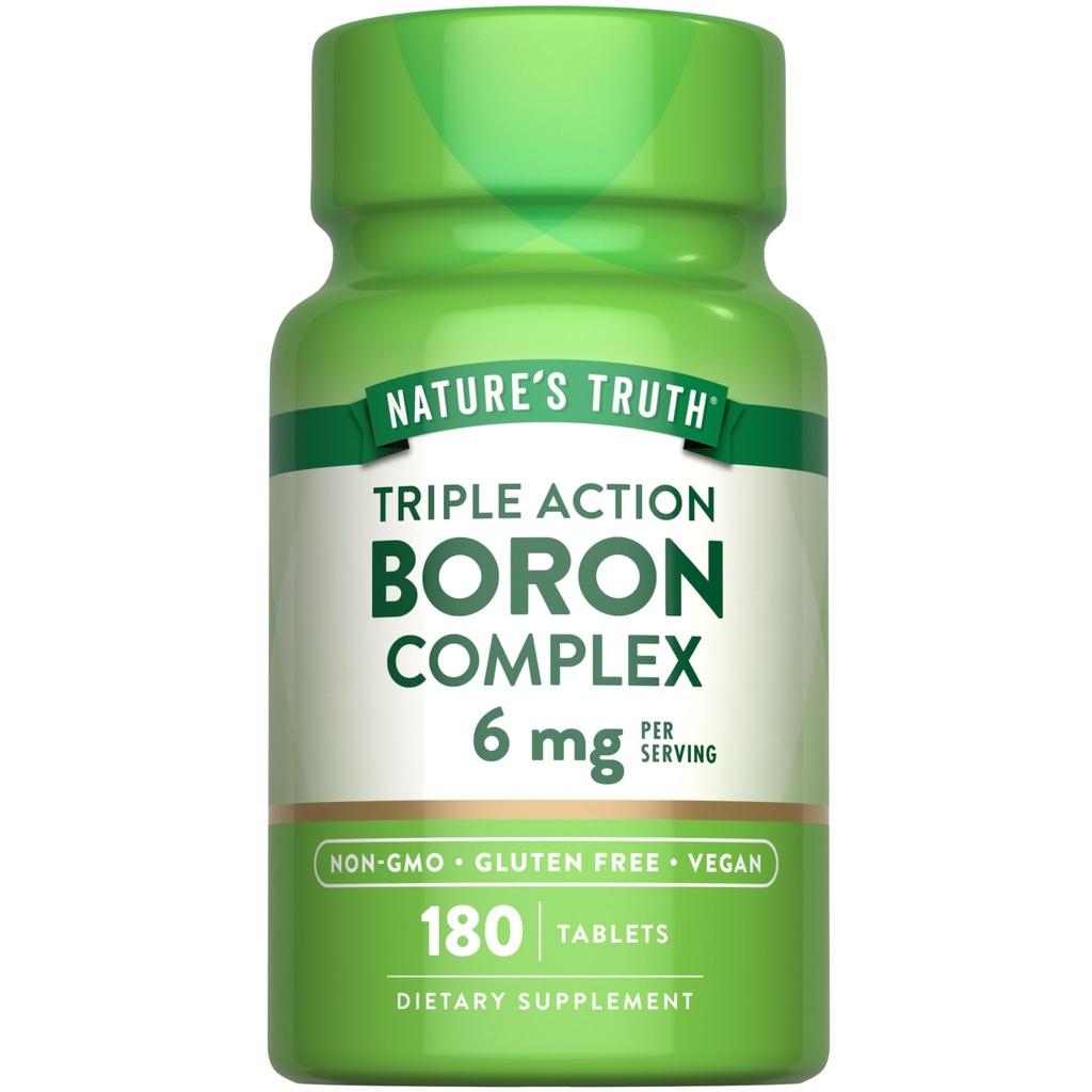Nature's Truth Triple Action Boron Complex Supplément de 6mg. 180 Comte.