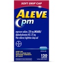 Aleve PM Sleep Aid Plus Pain Reliever Caplets, Naproxen Sodium & Difenhydramine HCl, Nighttime, 120 Count